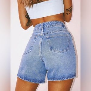 The Swalla Shorts Blue Denim